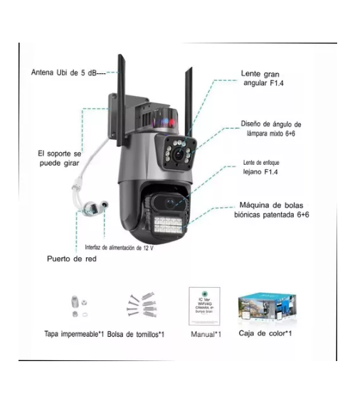 Cámara De Seguridad Ip Wifi